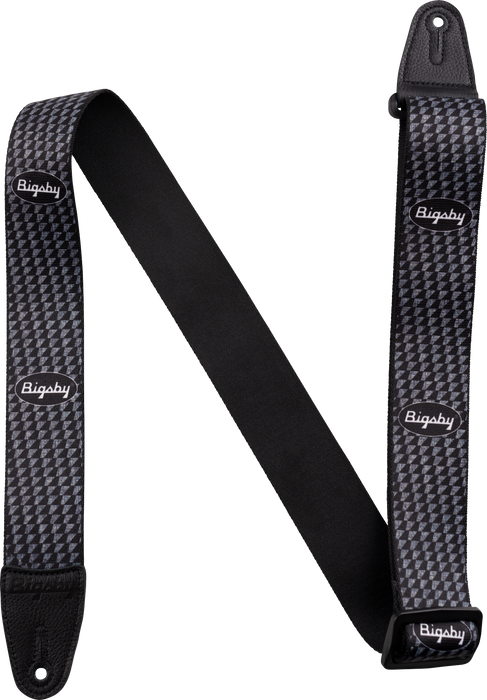 Bigsby Hounds Tooth Strap, Black, 2" - Fair Deal Music