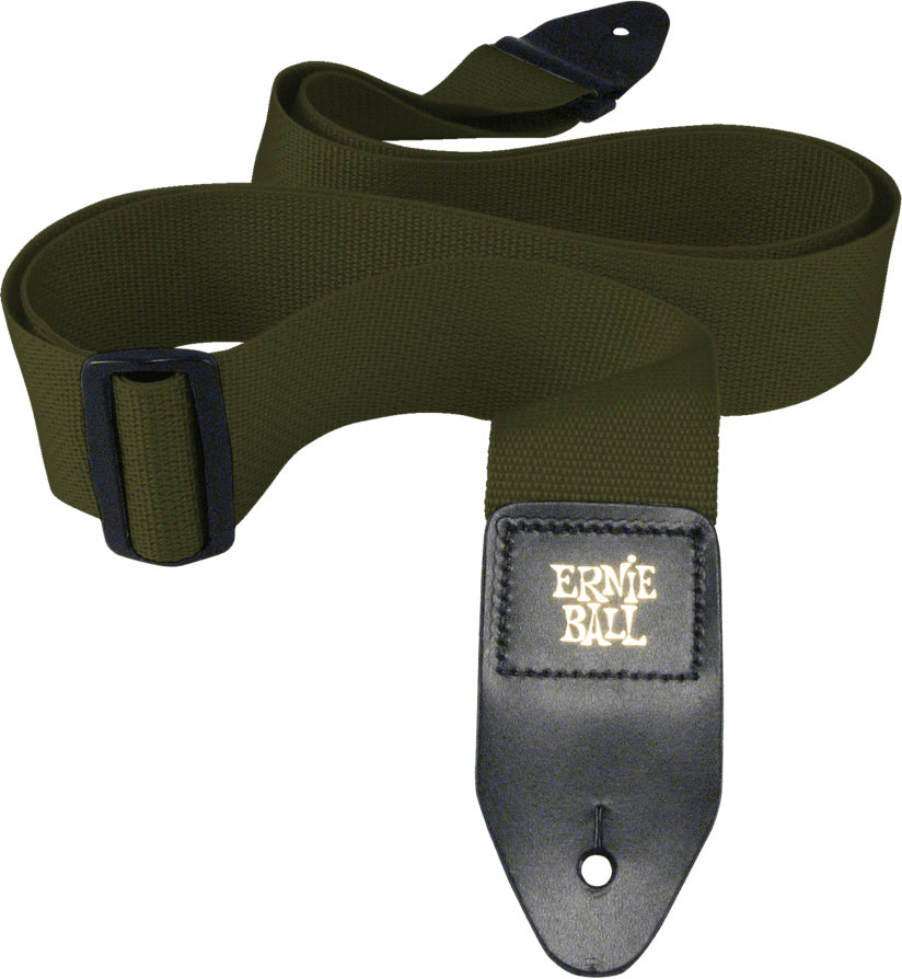 Ernie Ball Polypro Guitar Strap Olive - Fair Deal Music