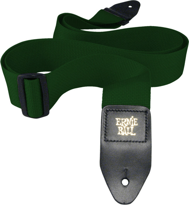 Ernie Ball Polypro Guitar Strap Forest Green - Fair Deal Music