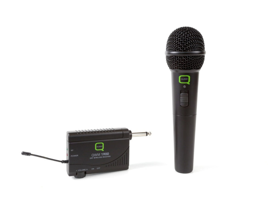 Q-Audio QWM 1900 HH Handheld Wireless Microphone System - Fair Deal Music