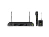 Q-Audio QWM 1970 HHBP Dual Wireless Microphone System w/ Handheld Mic & Lavalier - Fair Deal Music