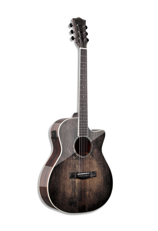 SQOE S340FG-BK Electro Acoustic Guitar Black - Fair Deal Music