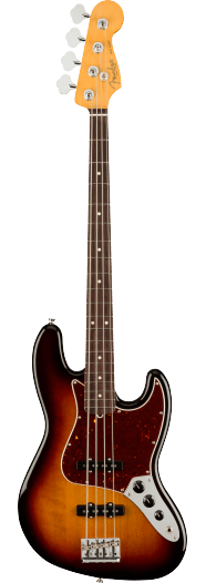 Fender American Professional II Jazz Bass Rosewood in 3 Tone Sunburst, Open Box - Fair Deal Music