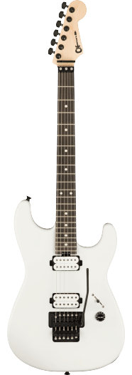 Charvel Jim Root Signature Pro Mod San Dimas Style 1 HH FR E, Ebony Fingerboard, Satin White, Open Box, Electric Guitar - Fair Deal Music