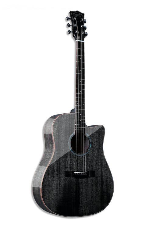 SQOE S360FG Electro Acoustic Guitar Black - Fair Deal Music