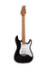 SQOE SEIB680 SSS S-Style Electric Guitar Black - Fair Deal Music