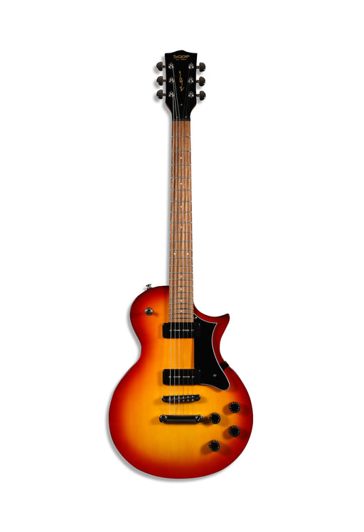 SQOE SELP90 LP Style Guitar Cherry Sunburst - Fair Deal Music
