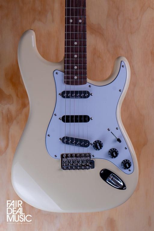 FENDER RITCHIE BLACKMORE STRATOCASTER, SCALLOPED ROSEWOOD FINGERBOARD, OLYMPIC WHITE, EX-DISPLAY - Fair Deal Music