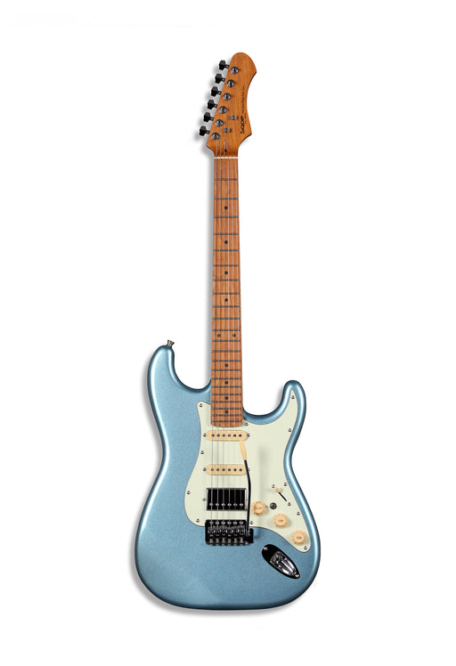 SQOE SEST600 S-Style Electric Guitar Metallic Blue - Fair Deal Music