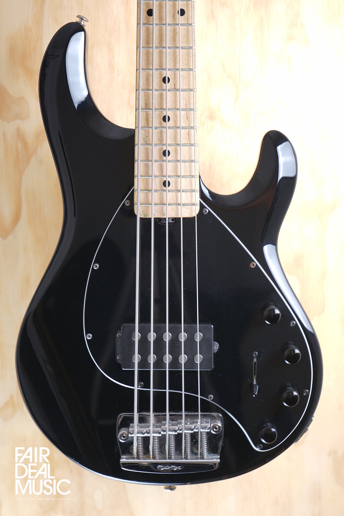 Musicman Stingray 5 string, Black (Used) — Fair Deal Music