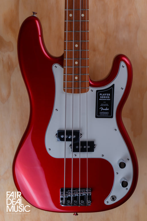 Fender Player Precision Bass Candy Apple Red, Ex Display - Fair Deal Music