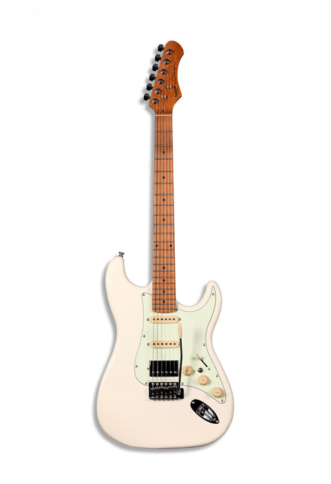 SQOE SEST600 HSS S-Style Electric Guitar White - Fair Deal Music