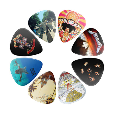 Classic Album Double Sided Guitar Picks, Set of 8 - Fair Deal Music