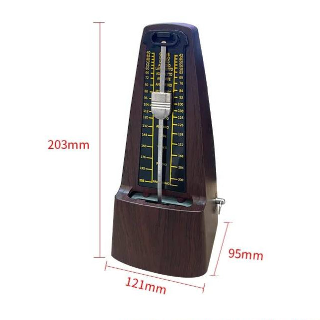 Mechanical Metronome in Dark Wood - Fair Deal Music