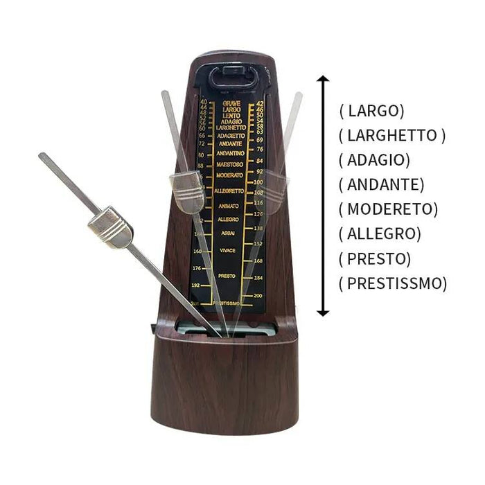 Mechanical Metronome in Dark Wood - Fair Deal Music