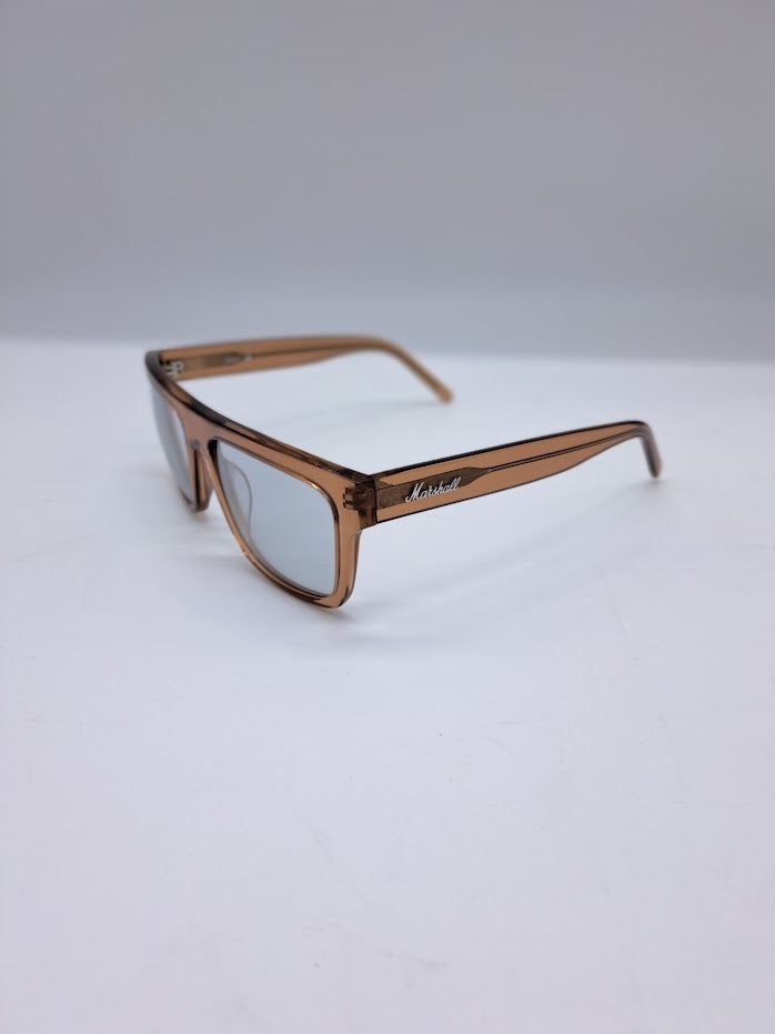 Marshall Glasses Johnny Large Club Vision, Chestnut, Silver Mirror Lens - Fair Deal Music