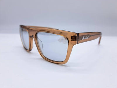 Marshall Glasses Johnny Small Club Vision, Chestnut, Silver Mirror Lens - Fair Deal Music