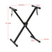 Single Keyboard X Stand with Removable Securing Straps - Fair Deal Music