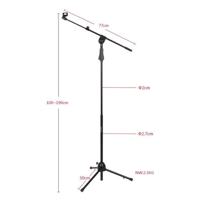 Telescopic Boom Microphone Stand - Fair Deal Music