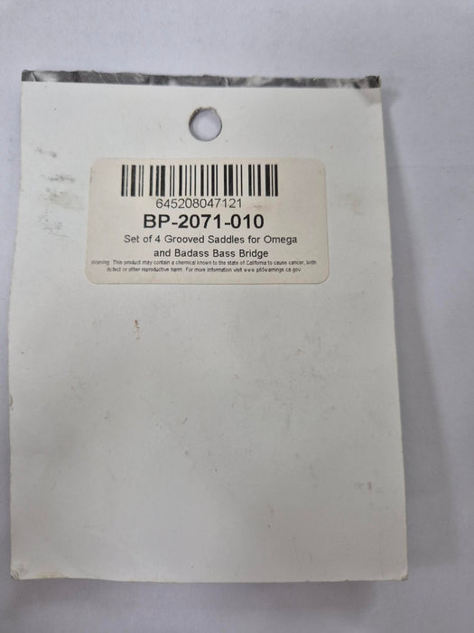 Allparts BP-2071-010 Set of 4 Grooved Saddles for Omega and Badass Bass Bridge - Fair Deal Music