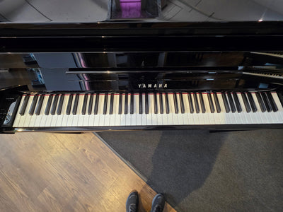 Yamaha NU1X AvantGrand Hybrid Digital Upright Piano Polished Ebony (Used) - Fair Deal Music