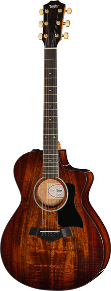 Taylor 222ce-K DLX, Shaded Edgeburst, Electro Acoustic Guitar, Koa - Fair Deal Music