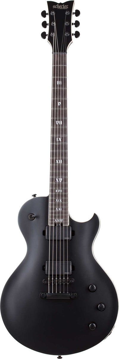 Schecter Solo-II Evil Twin Electric Guitar, Satin Black - Fair Deal Music