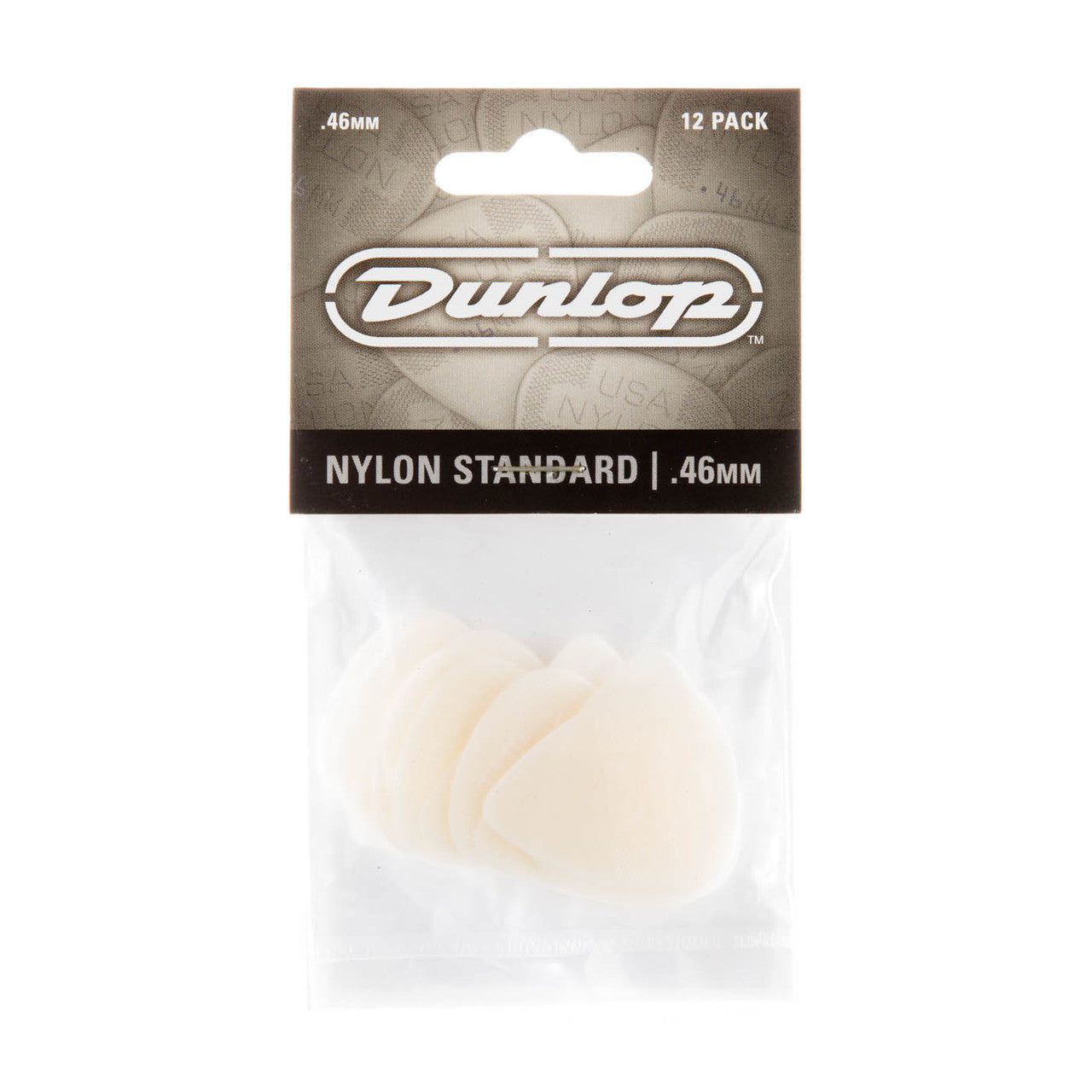 Dunlop Nylon Standard Guitar Plectrum 0.46mm 12 Pack - Fair Deal Music