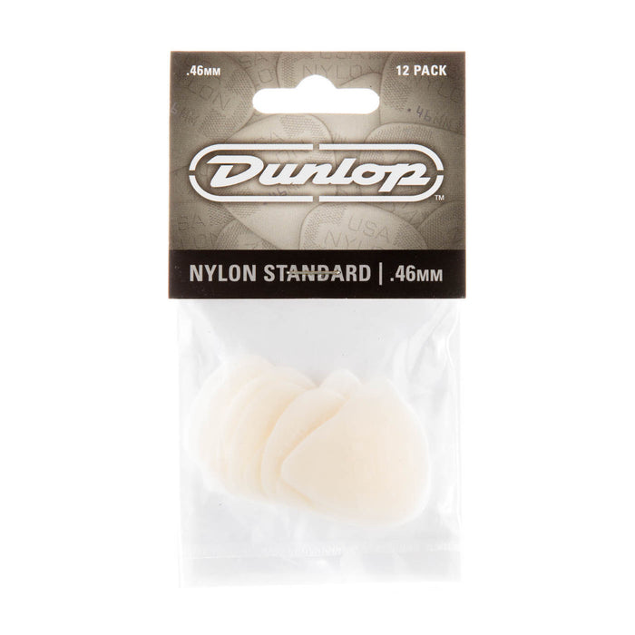Dunlop Nylon Standard Guitar Plectrum 0.46mm 12 Pack - Fair Deal Music