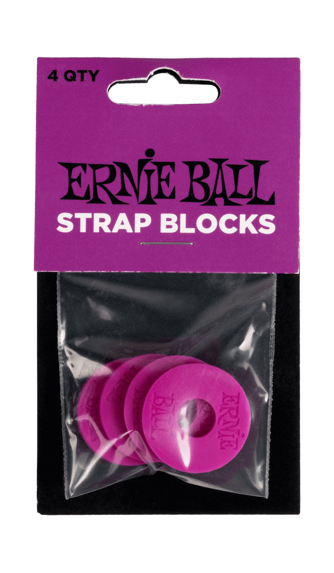 Ernie Ball Strap Blocks Purple 4 Pack - Fair Deal Music