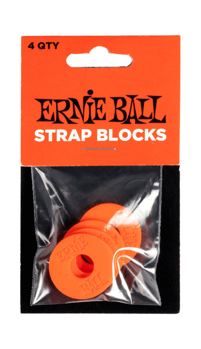 Ernie Ball Strap Blocks Red 4 Pack - Fair Deal Music