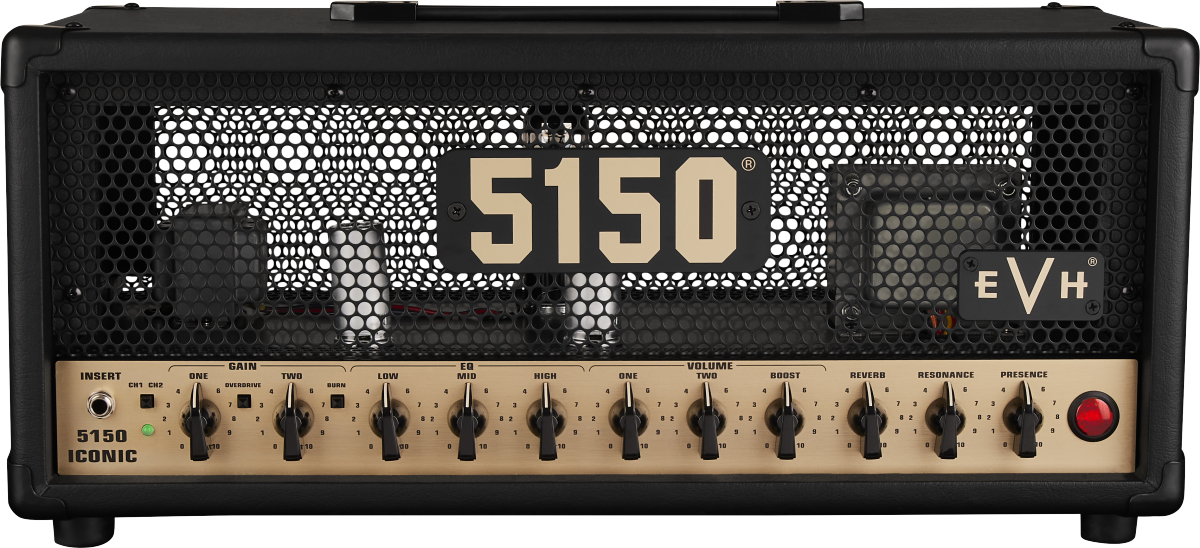 EVH 5150 Iconic Series 15W EL34 Head, Black - Fair Deal Music