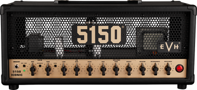 EVH 5150 Iconic Series 15W EL34 Head, Black - Fair Deal Music