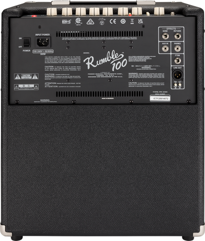 Fender Rumble 100 V3 1x12 Bass Combo - Fair Deal Music