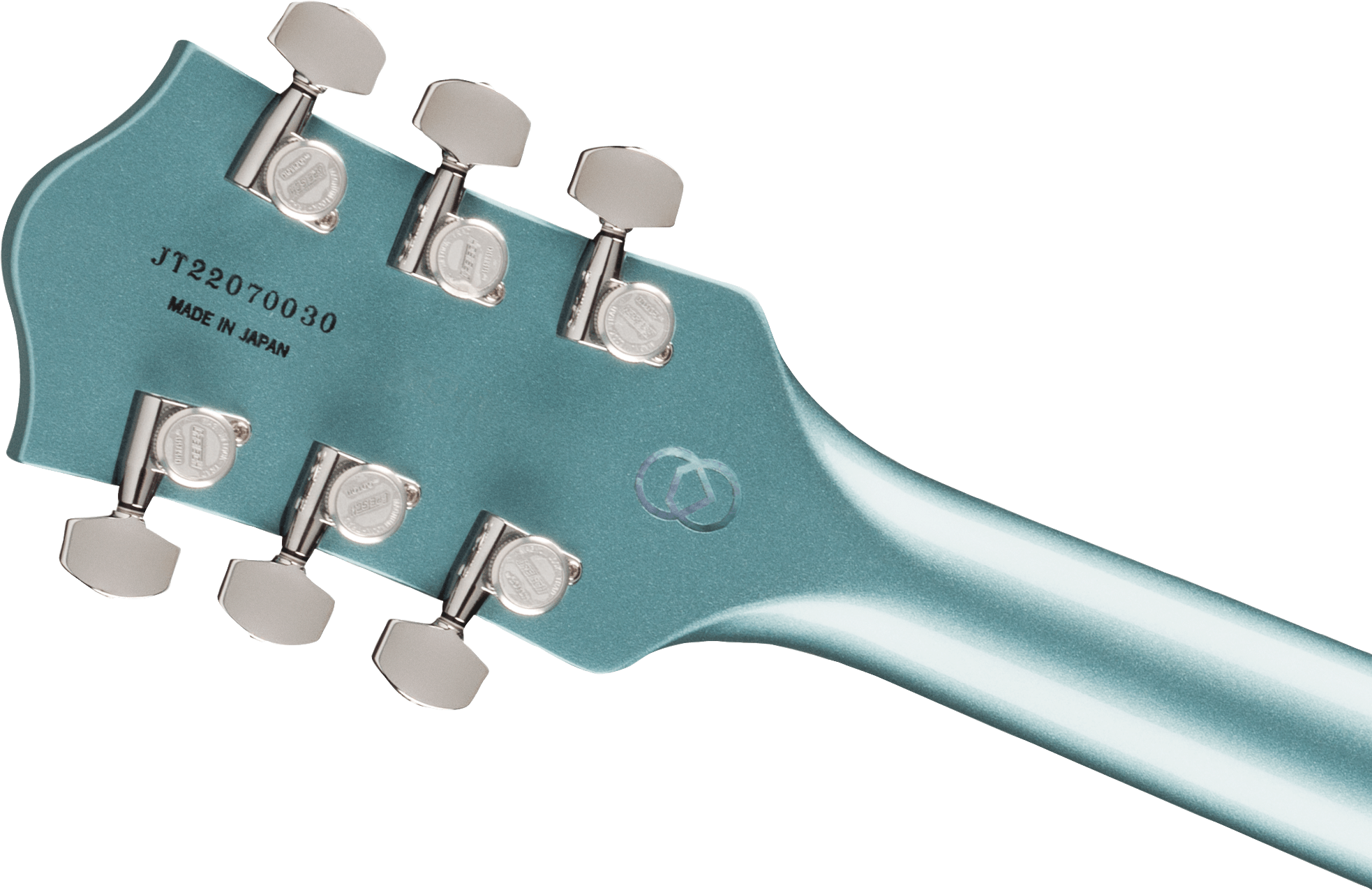 Gretsch G6118T-140 140th Double Platinum Anniversary with String-Thru Bigsby – Two-Tone Stone Platinum/Pure Platinum - Fair Deal Music