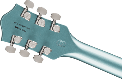Gretsch G6118T-140 140th Double Platinum Anniversary with String-Thru Bigsby – Two-Tone Stone Platinum/Pure Platinum - Fair Deal Music