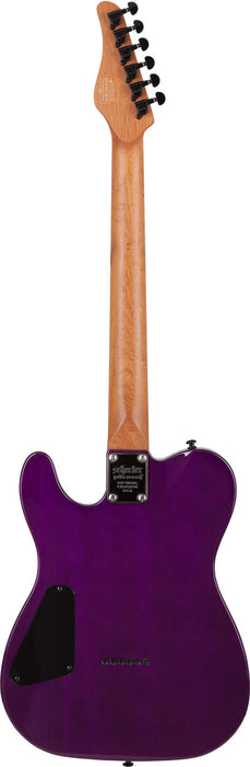 Schecter PT Standard Purple Burst Burl Electric Guitar, Ex Display - Fair Deal Music