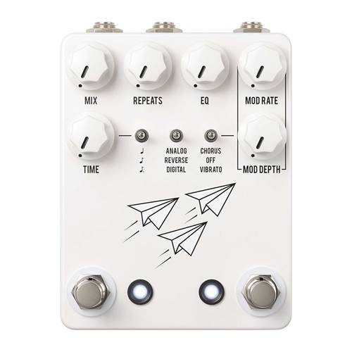 JHS Pedals Flight Delay Pedal, White - Fair Deal Music