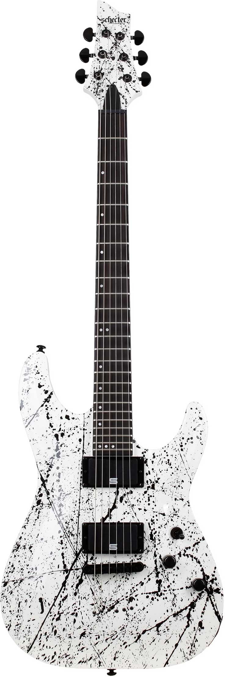 Schecter C-1 Electric Guitar , Ink Bomb - Fair Deal Music