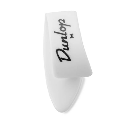 Dunlop 9002P Thumbpick, Medium, White Plastic, 4 Pack - Fair Deal Music