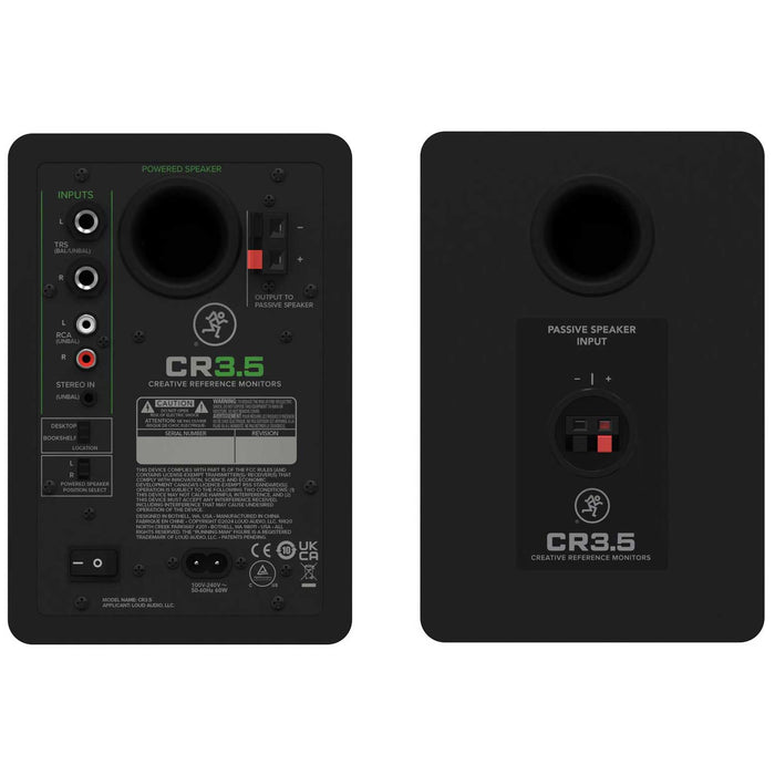 Mackie CR3.5 CR Series Powered Studio Monitors - Fair Deal Music