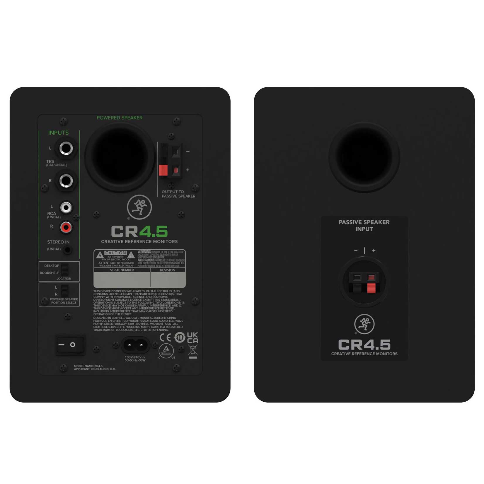 Mackie CR4.5 CR Series Powered Studio Monitors - Fair Deal Music