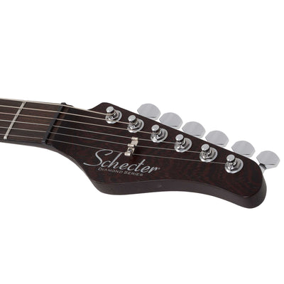 Schecter Nick Johnston Trad 10th Anniversary HSS Electric Guitar, Atomic Saffron - Fair Deal Music
