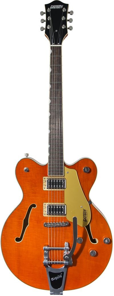 Gretsch G5622T Electromatic Center Block Double-Cut with Bigsby, Orange Stain - Fair Deal Music