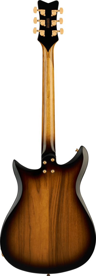 EMBARGO 9/9/2026 Gretsch Limited Edition Electromatic® Black Limba CVT, Rosewood Fingerboard, Sunburst - Fair Deal Music