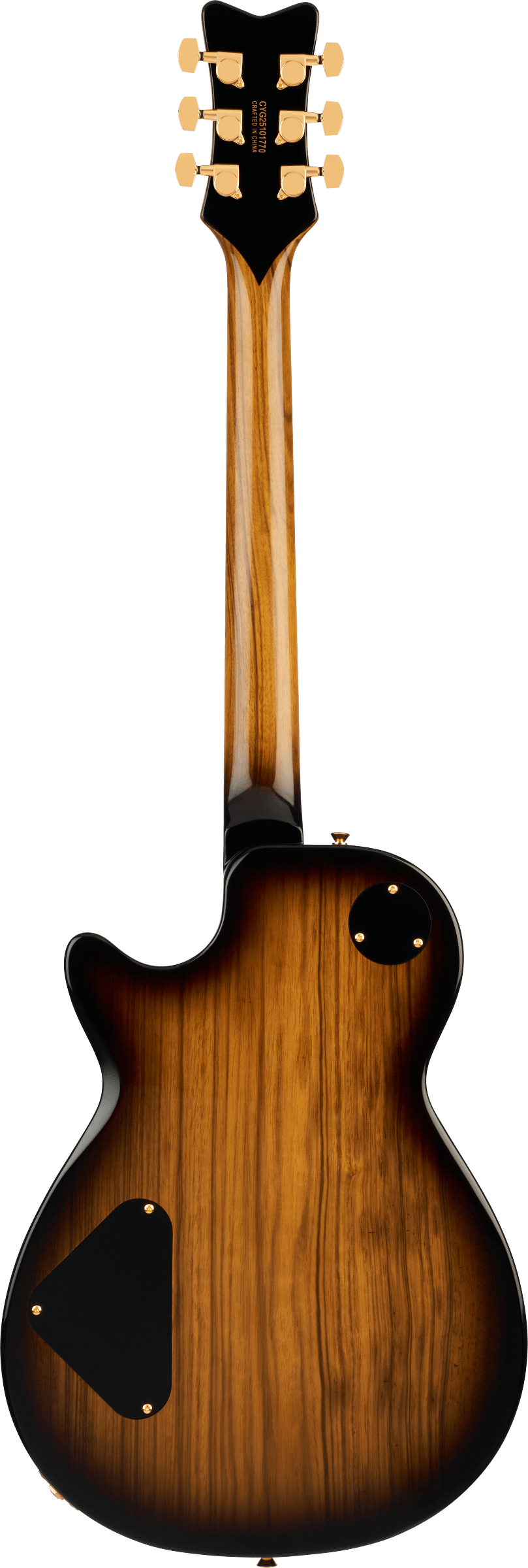 EMBARGO 9/9/2026 Gretsch Limited Edition Electromatic® Black Limba Jet™, Ebony Fingerboard, Sunburst - Fair Deal Music