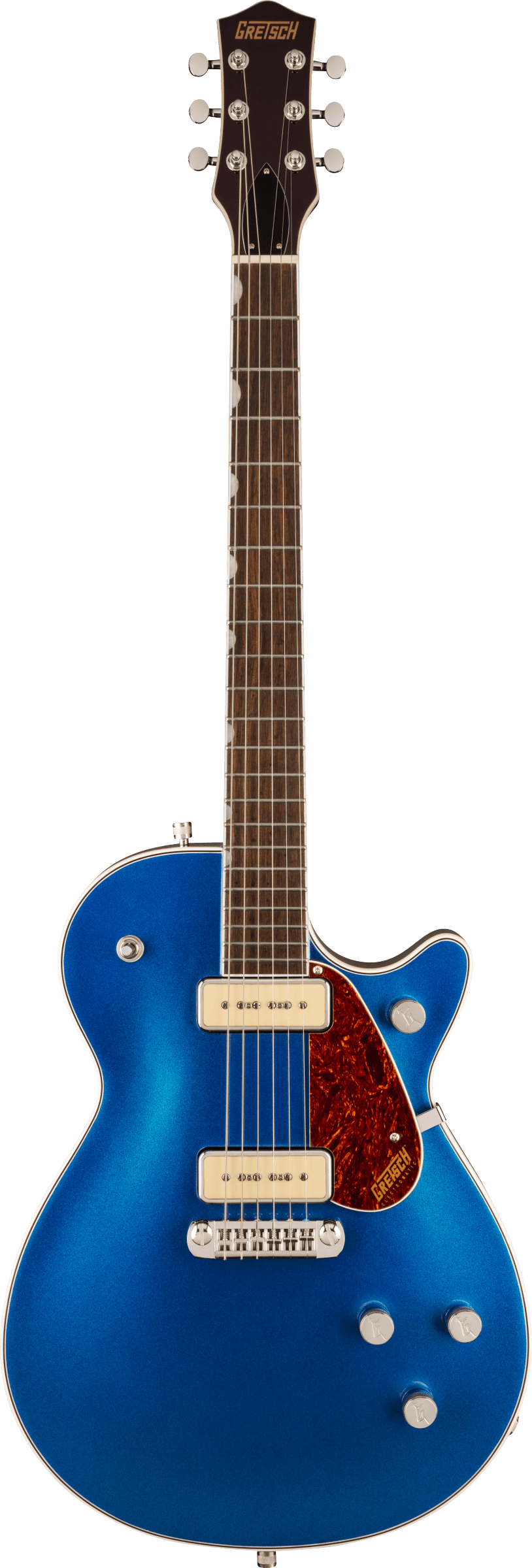 Gretsch G5210-P90 Electromatic Jet Two 90 Single-Cut with Wraparound, Fairlane Blue - Fair Deal Music