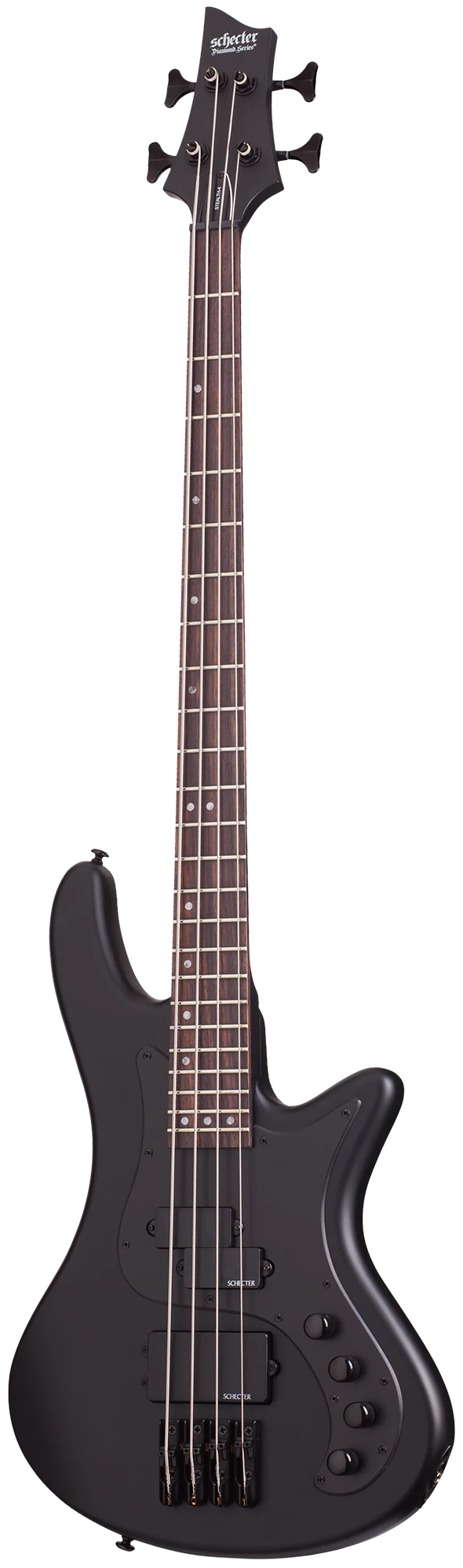 Schecter Stiletto Stealth-4, Satin Black - Fair Deal Music