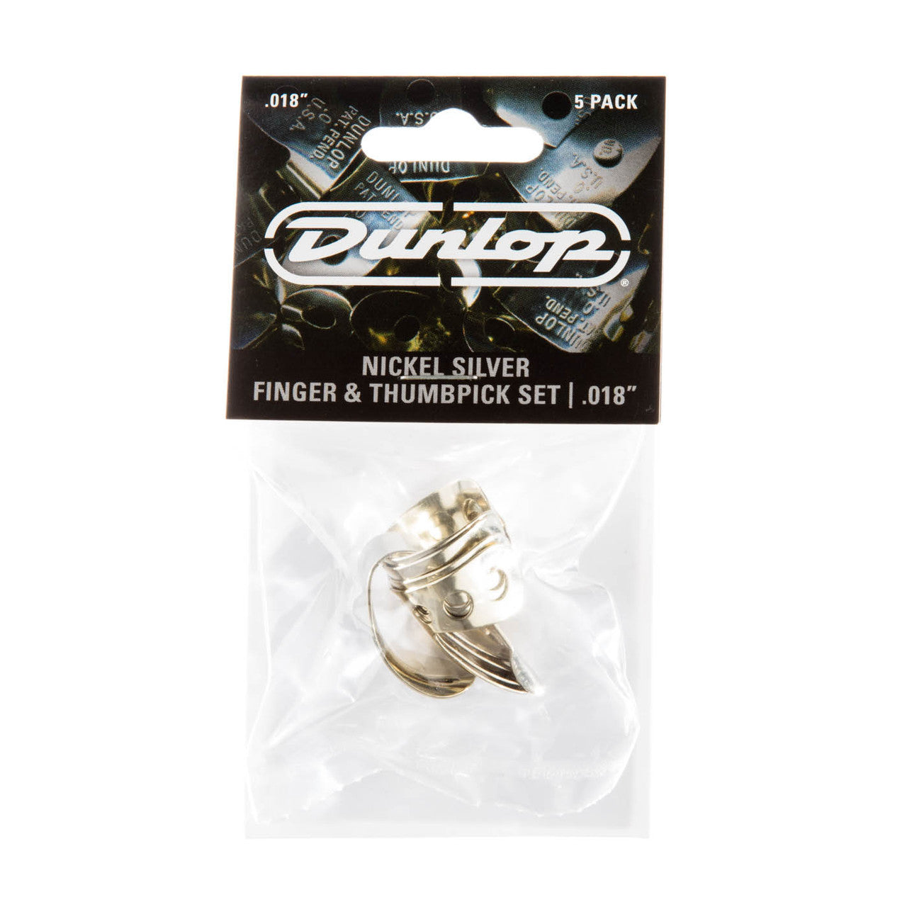 DUNLOP 33P.018 SET NICKEL SILVER FINGER AND THUMBPICK SET - Fair Deal Music