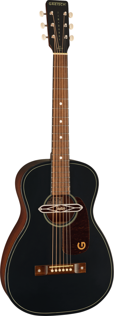 Gretsch Jim Dandy Deltoluxe Parlor Black Top Electro Acoustic Guitar